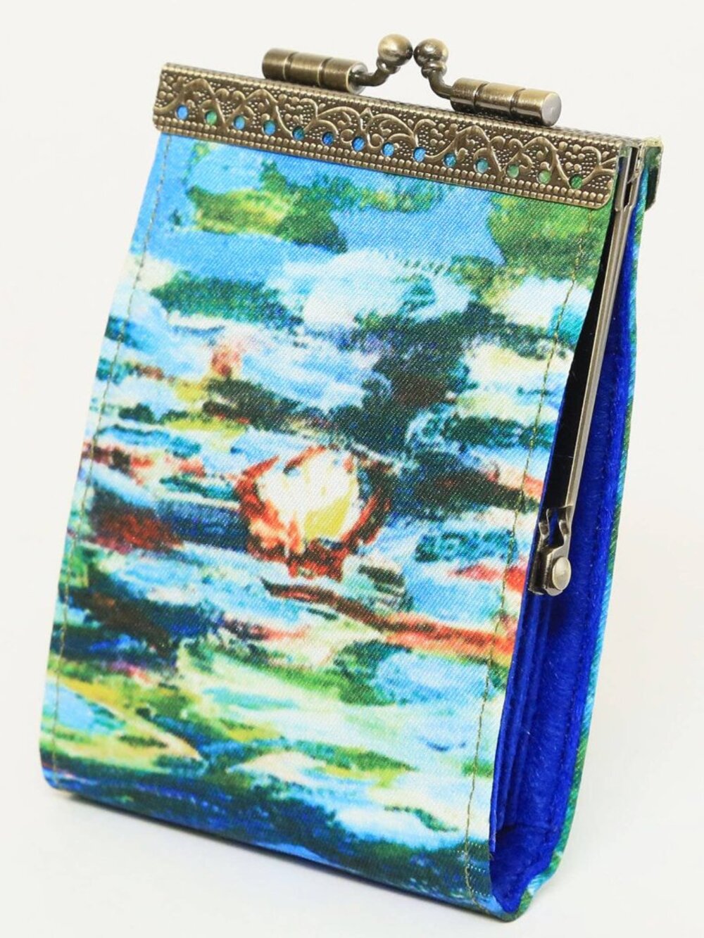 Monet Inspired RFID Card Holder | Water Lilies